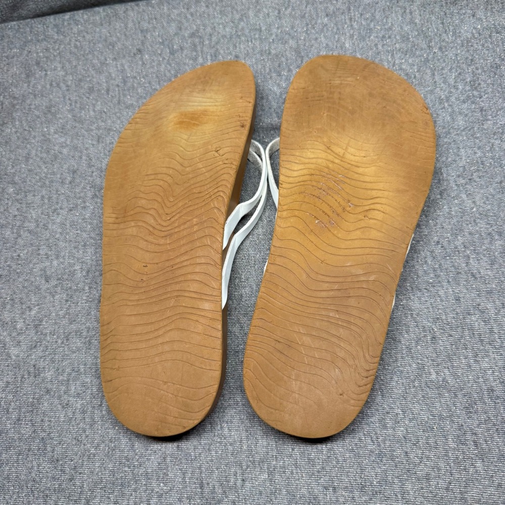 Reef Thong Flip Flop Beach Sandal White Tan - Picture 4 of 7